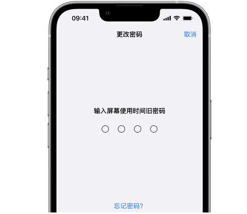 新龙iPhone屏幕维修分享iPhone屏幕使用时间密码忘记了怎么办 